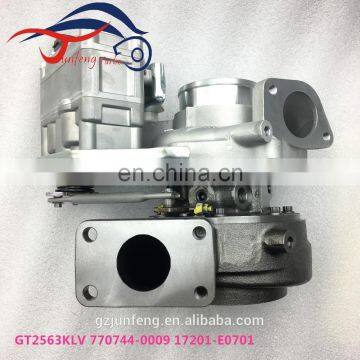 GENUINE NEW GT2563KLV Turbocharger 770744-5009S 17201-E0463A N04C engine turbo for HINO LIESSE BUS 4.0L168HP EURO V ENGINE