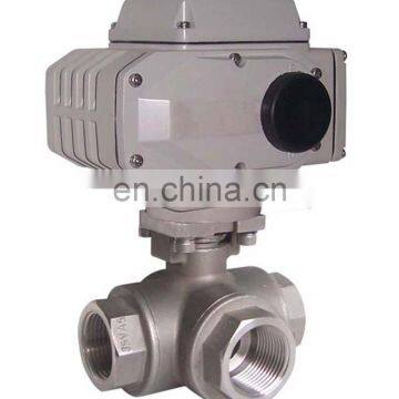 Marine Stainless Steel 3-Way Electric Ball Valve