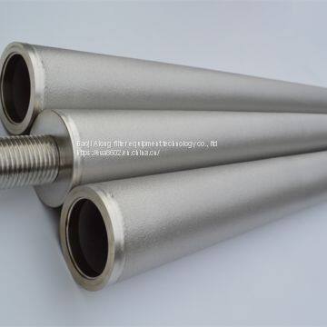 0.5-100um pore size SS316 porous sintered filter tube for aeration bubble diffusion sparger