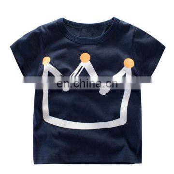 Instyle Blue Gray Clothes Girls Boys Dresses Girls Child Sweet T-Shirt Summer