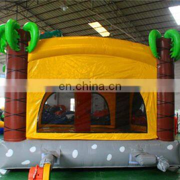 Palm Theme Dinosaur Bouncy Castle, Kids Inflatable Bounce Castle for Riding photo-5