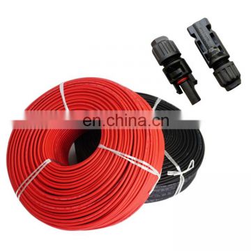 PV1-F xlpe single core insulated copper Photovoltaic 2.5mm single core cable red solar cable