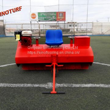 Artificial grass brush machine