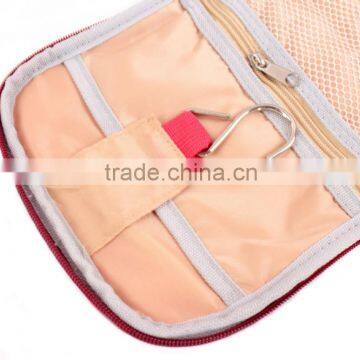 Foldable Polyester Custom Hanging Toiletry Washing Bag photo-5