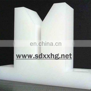 abrasion resistant uhmw hard plastic polyethylene/plastic blocks for machining