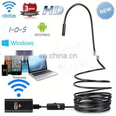 WiFi Inspection Endoscope, Wireless Snake Camera, WiFi Video Inspection Camera Borescope 8MM CMOS Camera