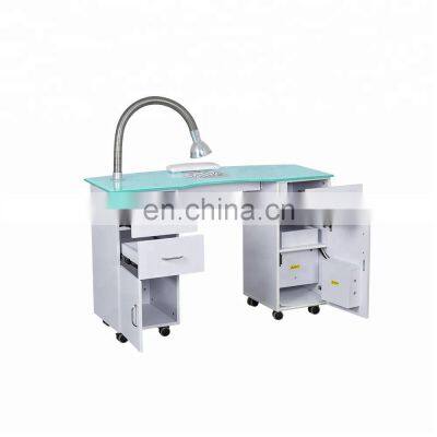 beauty salon nail table manicure table with air outlet fan system