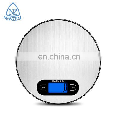 Good Price 5Kg Electronic Digital Blue Tooth Weight Measuring Kitchen Stainless Scale