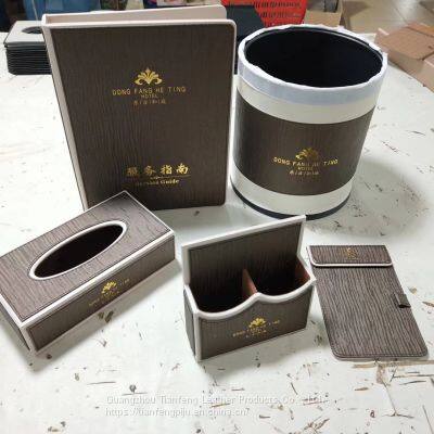 Realiable Quality Leather Notepad Hotel Leather Memo Holder photo-5