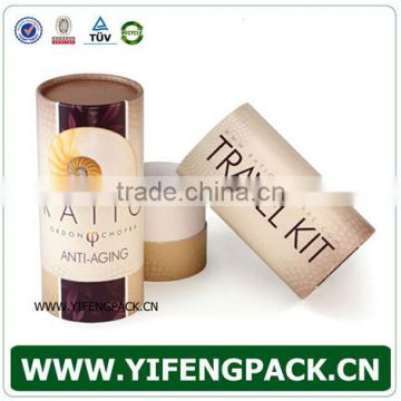 Custom round cylinder gift packaging box with lid