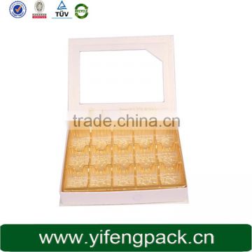 wholesale cardboard paper packaging chocolate window candy boxes