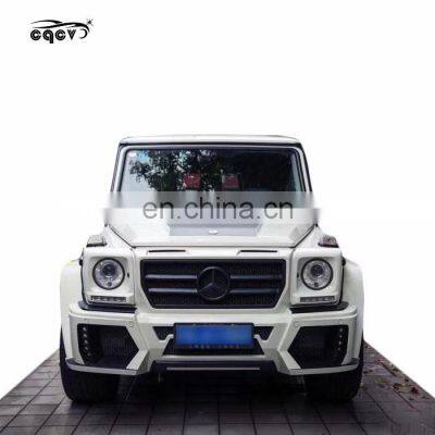 Good fitment WD style body kit for Mercedes Benz G class W463 front bumper rear bumper  wide flare for G500 G55 facelift