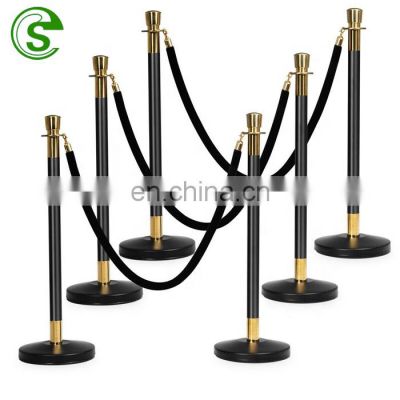 airport construction traffic barrier trumpet base queue pole line divider stand barrier bollard post queue