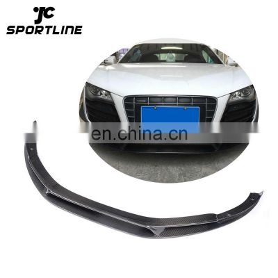 Carbon Fiber Car Front Lip Spoiler for Audi R8 V8 V10 GT