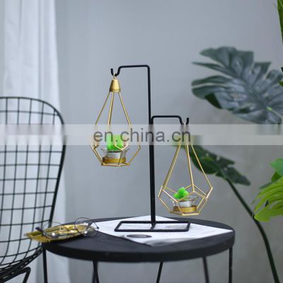 Modern Simple Nordic Candle light candle holder home decor Creative Metal Set Pieces Table Candlestick