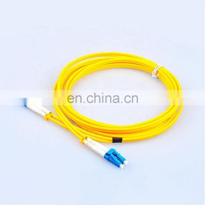 LC UPC Single mode G652D Optical Fiber Patch cord Jumper fiber patch cord lc/lc duplex sm apc 3.0mm length 2 m