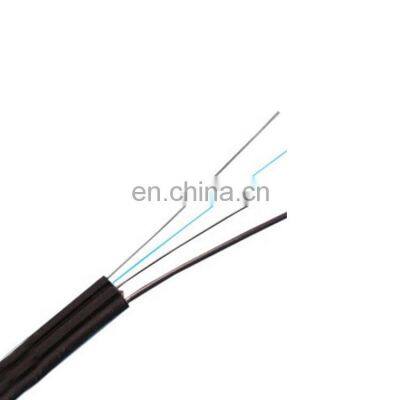 Steel Wire Strength Member Outdoor LSZH Jacket SM 2 Core Fiber Optic Cable FTTH Drop Cable