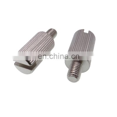 high quality standard round head aluminum knurled thumb screw