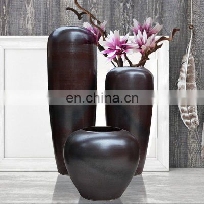 purple modern vases decor black contemporary ceramic vases