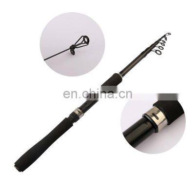 2.1 м, 2.4 м, 2.7 м, 3.0 м, 3.6 м, 3.9 м. Высококачественная углеродная спиннинговая удочка с катушкой. Телескопическая рыболовная удочка с антизавитком photo-4