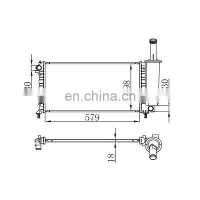 Auto Parts 46524603 Cooling System Car Radiator Auto Radiator For FIAT photo-2