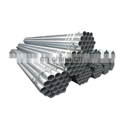 Hot Dip Galvanized Round Steel Pipe / GI Pipe Pre Galvanized Steel Pipe Galvanized Tube For Construction