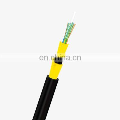 GL  Outdoor Aireal Single Mode Span 80/100/200/400/500m G652D Monomodo 24 48 Hilos Cable Fibra Optica ADSS Factory