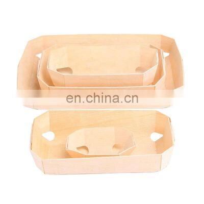 hot sale reusable poplar bark wood cake mold european cupcake bread baking mould