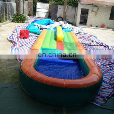 Funny PVC giant inflatable water slide pool inflatable for adult with blower