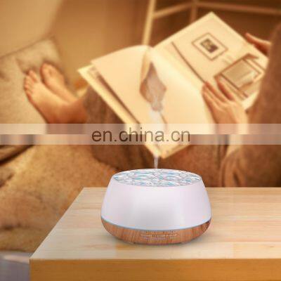 New Design 4 Spray Holes Humidifier Silence Auto Off 400ml Aroma Essential Oil Diffuser photo-5