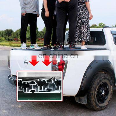 High Quality Aluminum Retractable Ford Ranger Bed Cover TACOMA Tonneau Cover for Great Wall Tonneau Cover