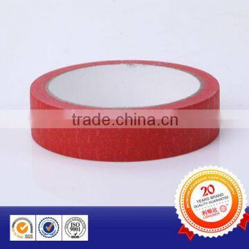 Red color masking tape