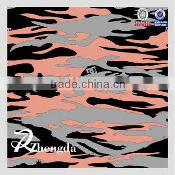 Woven 100% Polyester Pink Camouflage Fabric