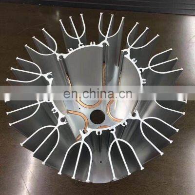 Customized  anodized aluminum heatsink ,aluminium heatsink extruded profile ,aluminium heatsink with CNC machining