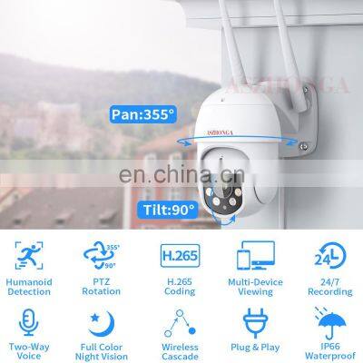 Tuya Smart Home 2CH / 4CH Wireless 2MP NVR Kit Security CCTV WIFI PTZ Camera System 1080P Outdoor Waterproof Security System photo-3