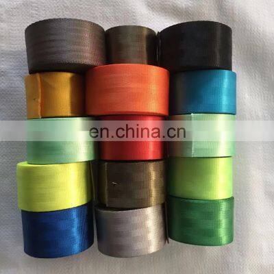 Factory Wholesale High Tenacity Polyester Webbing Strap Tape For Car Seat Belt 47mm 2 inch High strength OEM Auto Seat Belt