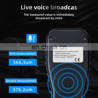 Thickness Meter Car Paint Film Coating Thickness Gauge Tester Instrument Fe/NFe For Non Conductive Coatings Thickness Gauge photo-4