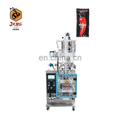 Professional factory small vertical liquid packaging machine chili sauce packaging machine color touch screen operation