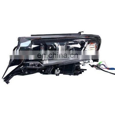 Upgrade LED Headlamp Headlight With a Touch of Blue for TOYOTA LAND CRUISER PRADO FJ150 Head Lamp Head Light 2018-2021 photo-2