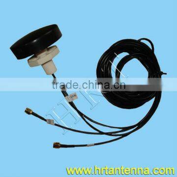 High power combined external gps gsm antenna