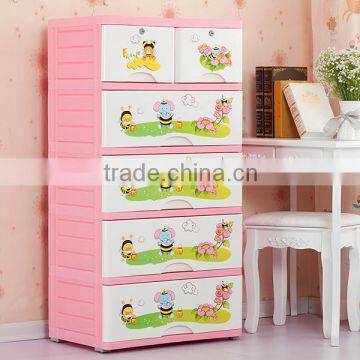 5 tier baby kids bedroom pull out drawers storage