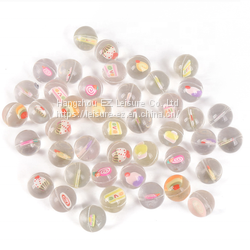 Custom Bouncy Kids Mini Diamond Transparent Bounce Ball