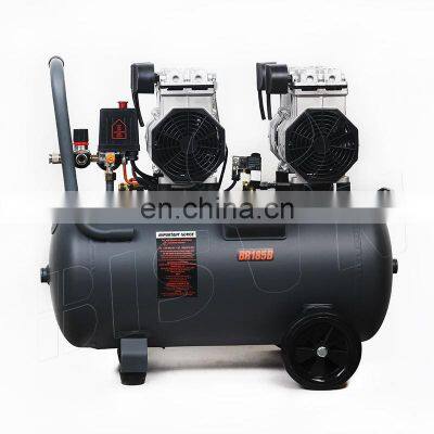 Bison China 230V 50Hz Oilless Oil Free Silent Piston Air Compressor photo-4