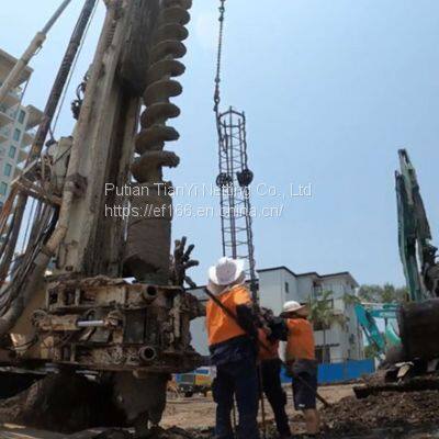 PE/PP Plastic Spacer Protective Layer of Reinforcing Steel Bar Heavy Duty Pile Cage Foot Wheels photo-3