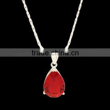 2014 newest fashion large Gemstone Pendant diamond dumbbell pendant