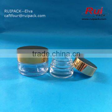 Cosmetic Glass Jar, Glass Jar for Facial Cream, Glass Cosmetic Cream Jar photo-2