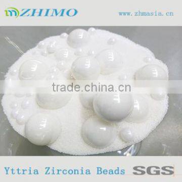 Cubic zirconia beads, Cubic zirconia sphere as fine grinding media/medium for paint, dye, dental powder