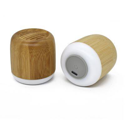 Wooden Hotselling Wireless Bluetooth Speaker for Gift Custom OEM ODM Mini Sound Bar Portable Studio LED Speaker