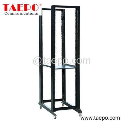 4 post 42U 19 inch server open frame rack from China Manufacturer TAEPO