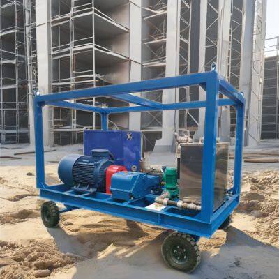 Advantaged High Pressure Hydro Jetting Machine Electric 10000 psi 700bar New Used Cold Water Jet Cleaning Unit Pump Engine